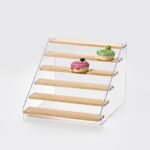 ΣΤΑΝΤ ΠΡΟΒΟΛΗΣ ΠΡΟΙΟΝΤΩΝ 6 ΕΠΙΠΕΔΩΝ PLEXIGLASS/ΞΥΛΟ 20x32x24cm ΠΛΑΤΟΣ ΘΕΣΗΣ ΠΡΟΒΟΛΗΣ 5.5cm