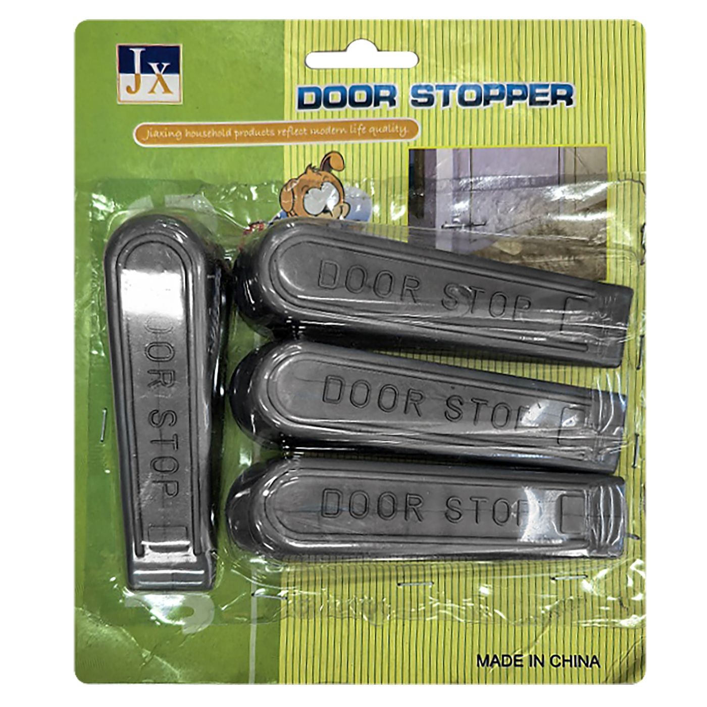 81-1166 Σφήνες Πόρτας σετ 4 τεμ 10cm Homie 1011186 - Image 1