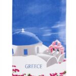 ΠΕΤΣΕΤΑ ΠΑΡΑΛΙΑΣ ΒΑΜΒΑΚΕΡΗ FOUTA ΕΛΛΗΝΙΚΟ ΝΗΣΙ ''GREECE'' 90X180cm