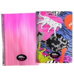 Τετράδιο Σπιραλ 2 Θεμάτων, 70φύλλων no Fear Bold Africa- Pink grd 17x25cm Gim 348-26402