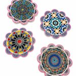 ΣΟΥΒΕΡ ΚΕΡΑΜΙΚΟ MANDALA ΛΟΥΛΟΥΔΙ 18 ΣΧΕΔΙΩΝ 9cm