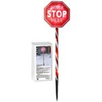 Πινακίδα Santa Stop Here με φως 70x16x1,5cm Xmasfest 1134088