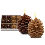 Κερί LED Κουκουνάρι 13x8cm Xmasfest 1134089