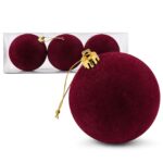 Μπάλες Γίγας Βελούδινες πακ=3τεμ ø15cm Xmasfest 1134115