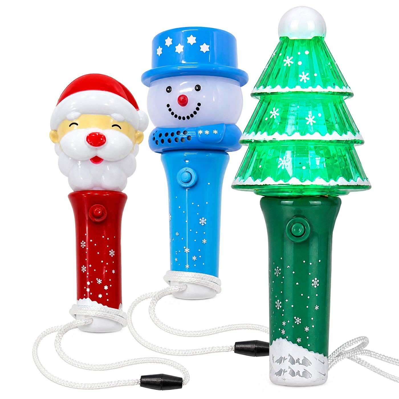93-4101 Χριστουγεννιάτικο Φωτιζόμενο Ραβδί 13cm Xmasfest 1134121 - Image 1