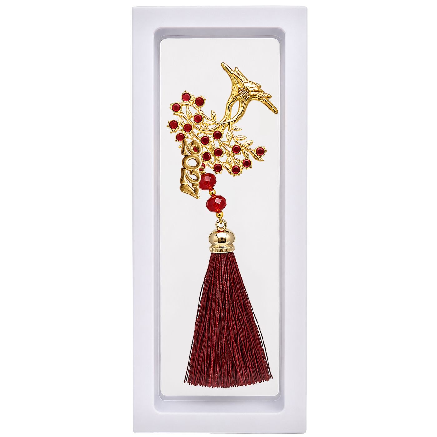 93-4111 Γούρι Δέντρο σε Κουτάκι 27cm Xmasfest 1134131 - Image 1