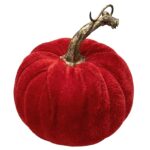 Κολοκύθα Ντυμένη Κόκκινη 12x10cm Xmasfest 1134142
