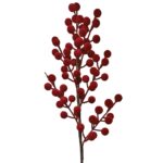 Κλαδί με Βελουτέ γκι 62cm Xmasfest 1134183