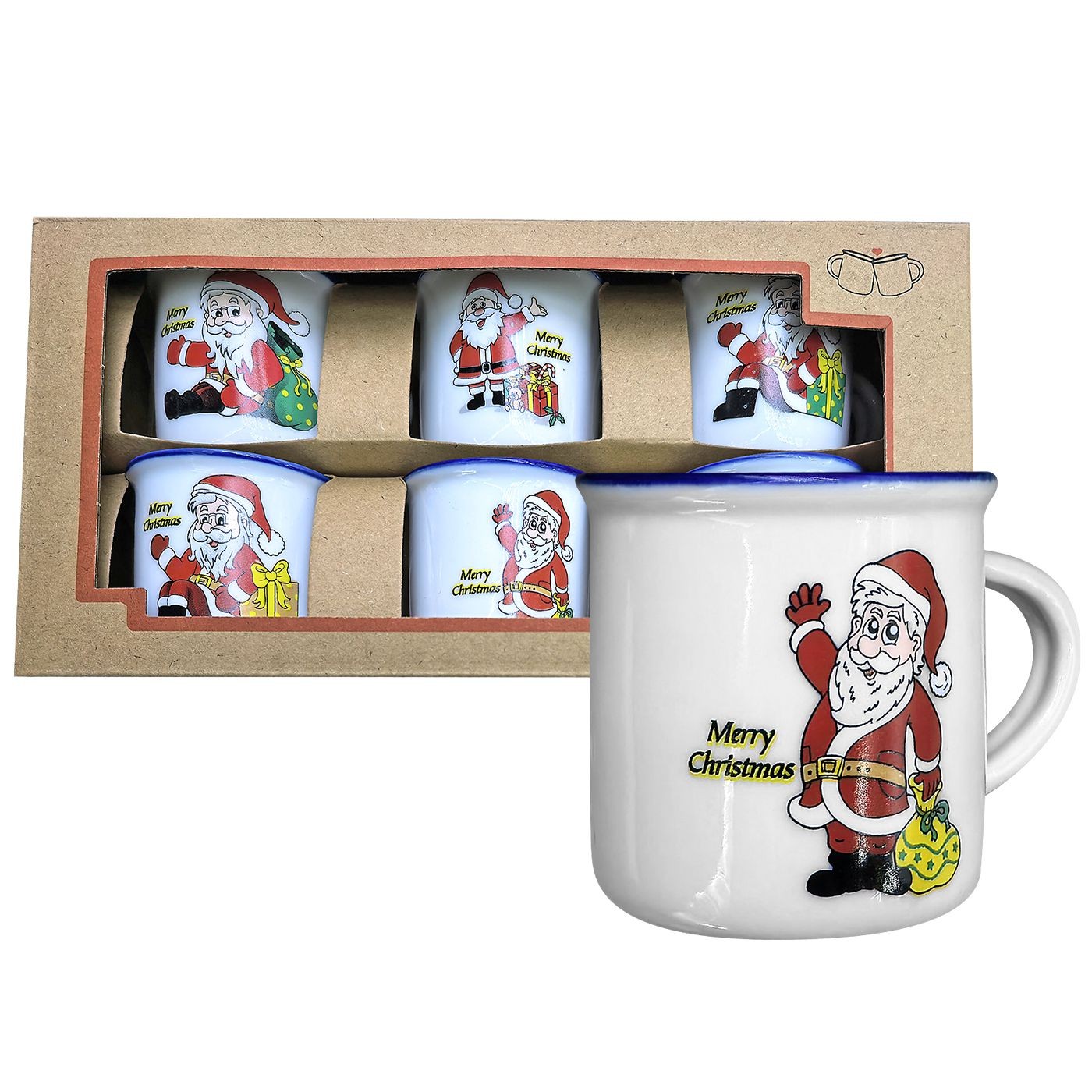 93-4176 Κόυπα Espresso Xmas 6x5cm Xmasfest 1134196 - Image 1