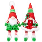 Φιγούρα Διακοσμητική Gnome Μακριά Πόδια 39cm Xmasfest 1134199
