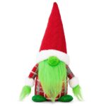 Φιγούρα Διακοσμητική Gnome Πράσινα Μούσια 26cm Xmasfest 1134203 - Image 2
