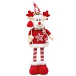 Φιγούρα Xmas Τηλεσκοπικά Πόδια Κόκκινη 50cm Xmasfest 1134217 - Image 2