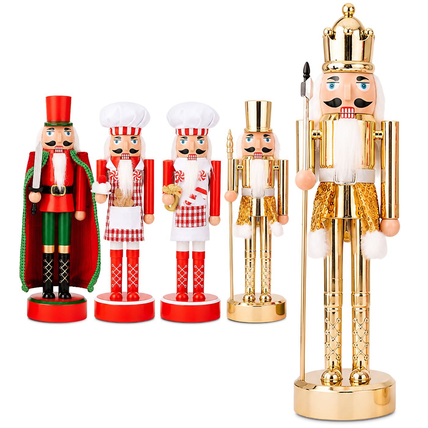 93-4199 Στρατιώτης Καρυθραύστης με φως 29cm Xmasfest 1134219 - Image 1
