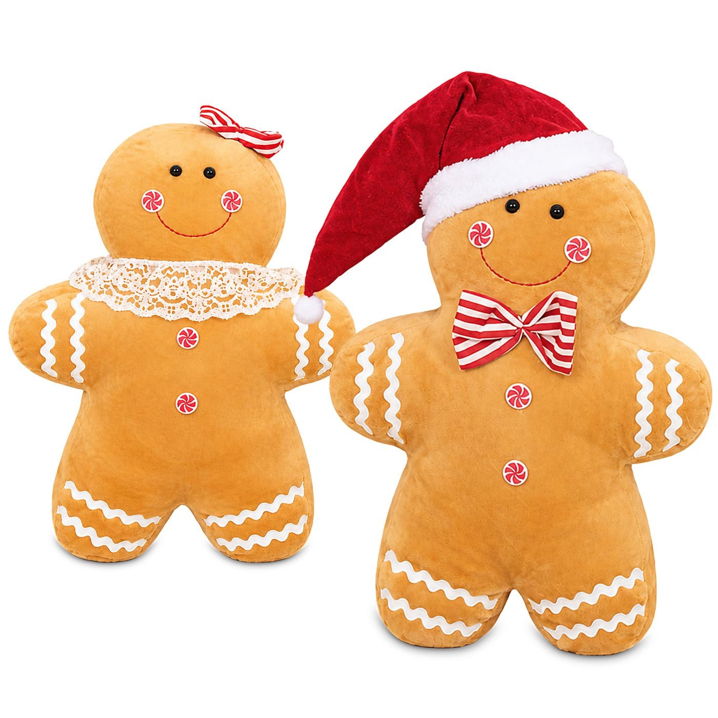 93-4201 Μαξιλάρι Xmas Μπισκοτούλης 46x34cm Xmasfest 1134221 - Image 1