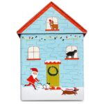 Μεταλλικό Κουτί Xmas Σπιτάκι 22x14,5x9cm Xmasfest 1134223