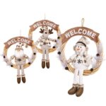 Στεφάνι από Κλαδιά με Φιγούρα Xmas 41 x ø30cm Xmasfest 1134224