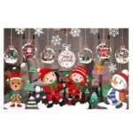 Αυτοκόλλητο Ρολό Βιτρίνας Λευκά Σχέδια 70x50cm Xmasfest 1134232 - Image 2