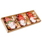 Στολίδια Ξύλινα σετ=9τεμ Σύνολο=24x9cm Τεμ=8cm Xmasfest 1134239 - Image 2