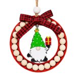 Στεφανάκι Ξύλινο Κρεμαστό ø12cm Xmasfest 1134253 - Image 2