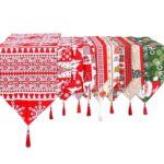 Runner Διακόσμησης Τραπεζιού Ταγάρι 180x34cm Xmasfest 1134254