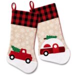 Μπότα Χριστουγέννων Λινάτσα 40x20cm Xmasfest 1134276