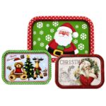 Δίσκος Μεταλλικός Χριστουγεννιάτικος 34x23cm Xmasfest 1134291