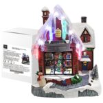 Σπίτι Παράσταση Xmas με Φώς, Κίνηση, Μουσική 31x23x15cm Xmasfest 1134301
