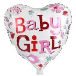 Μπαλόνι Foil Μεταλλιζέ Baby Girl 46cm Homie 116981