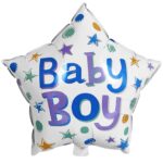 Μπαλόνι Foil Μεταλλιζέ Baby boy 46cm Homie 116982