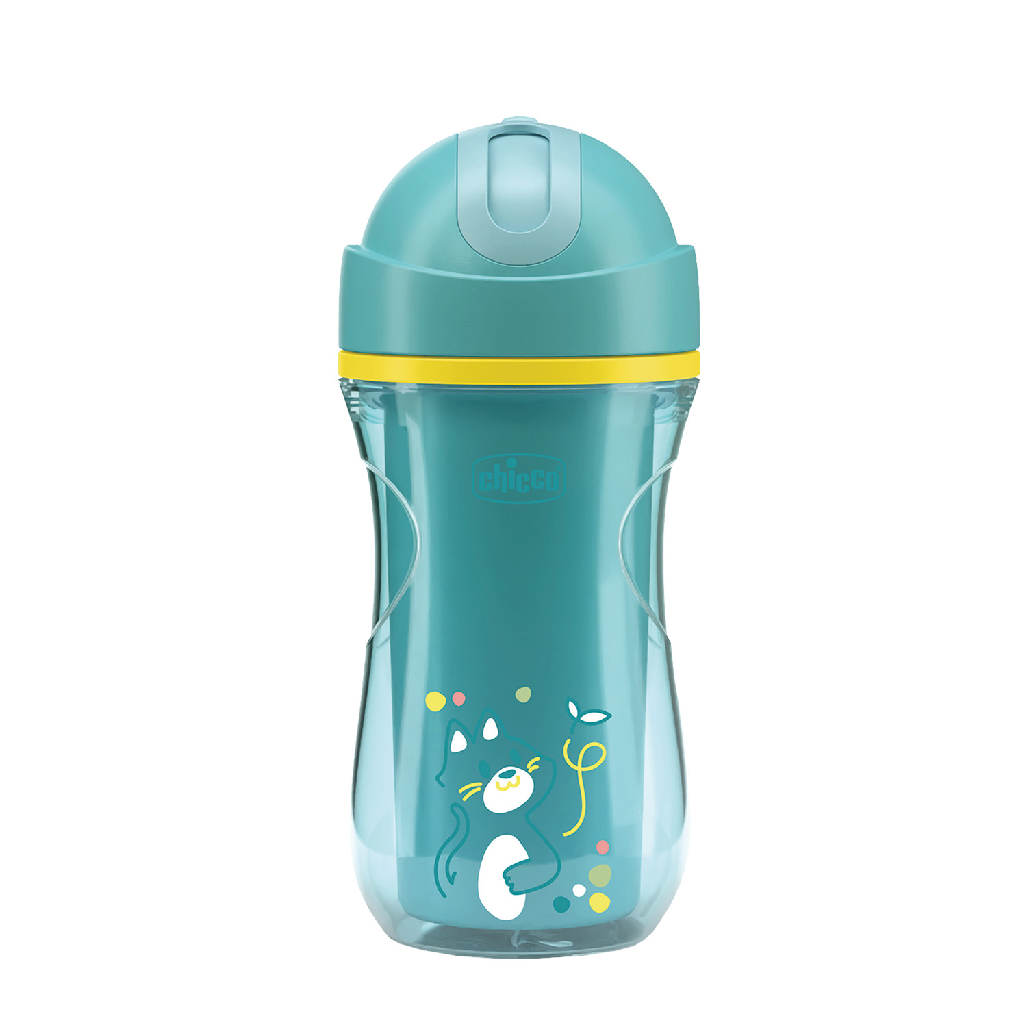 Chicco Ποτηράκι Sport Natural Τιρκουάζ Για 14+ Μηνών