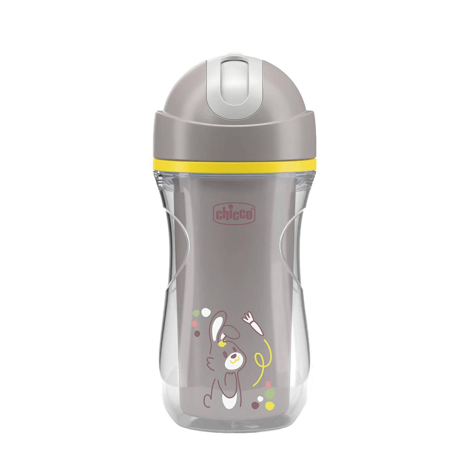 Chicco Ποτηράκι Natural Sport Γκρι Για 14+ Μηνών