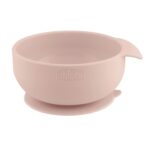 Chicco Μπωλ Σιλικόνης με Βεντούζα Natural Ροζ Για 6+ Μηνών