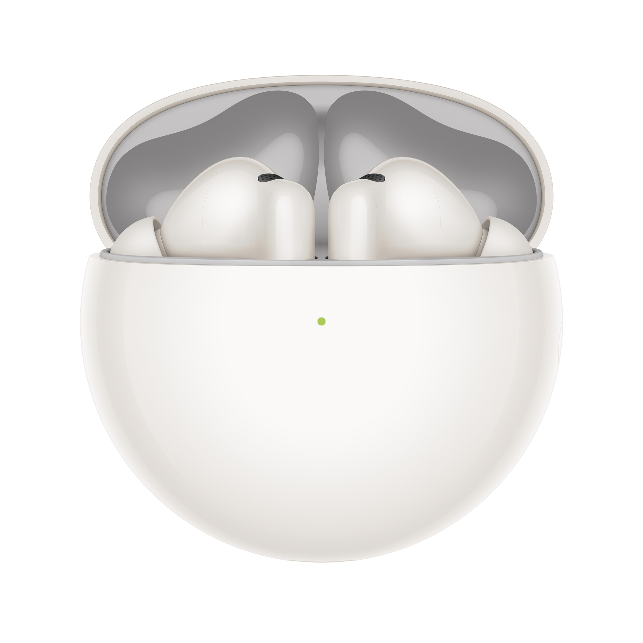 MKT_Conch_奶油白_ID_正面打开_HQ_CN_PNG Huawei FreeBuds 7i White - Image 1
