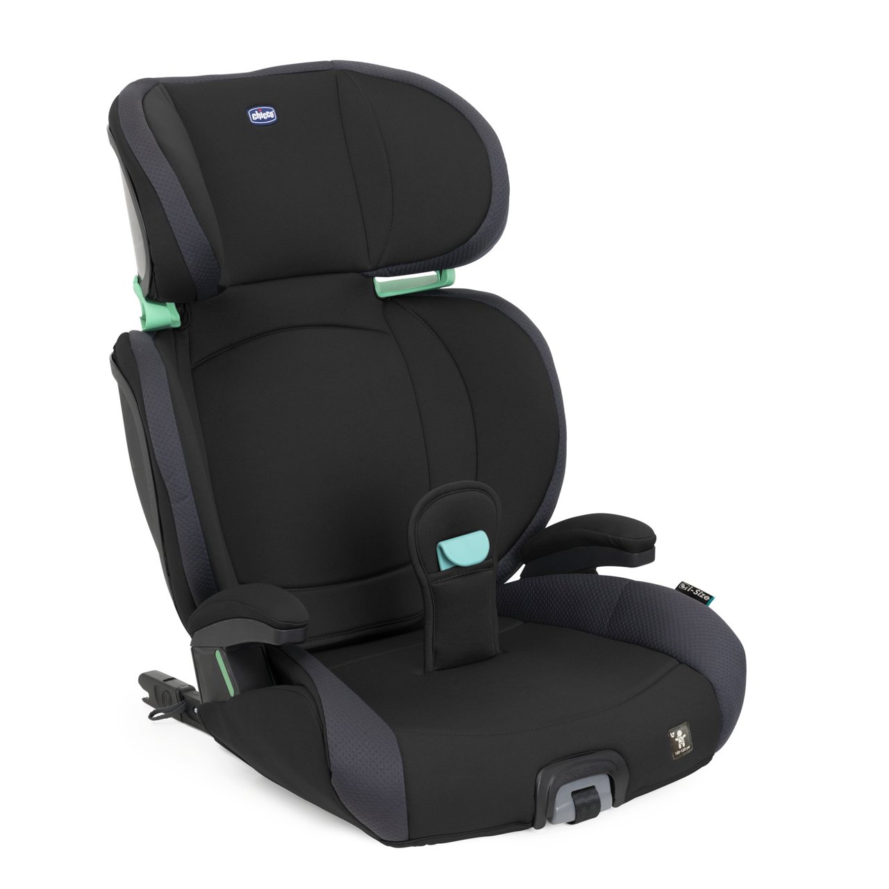Chicco Κάθισμα Αυτοκινήτου Quizy i-size  100-150 cm  cl: 95-71 Black