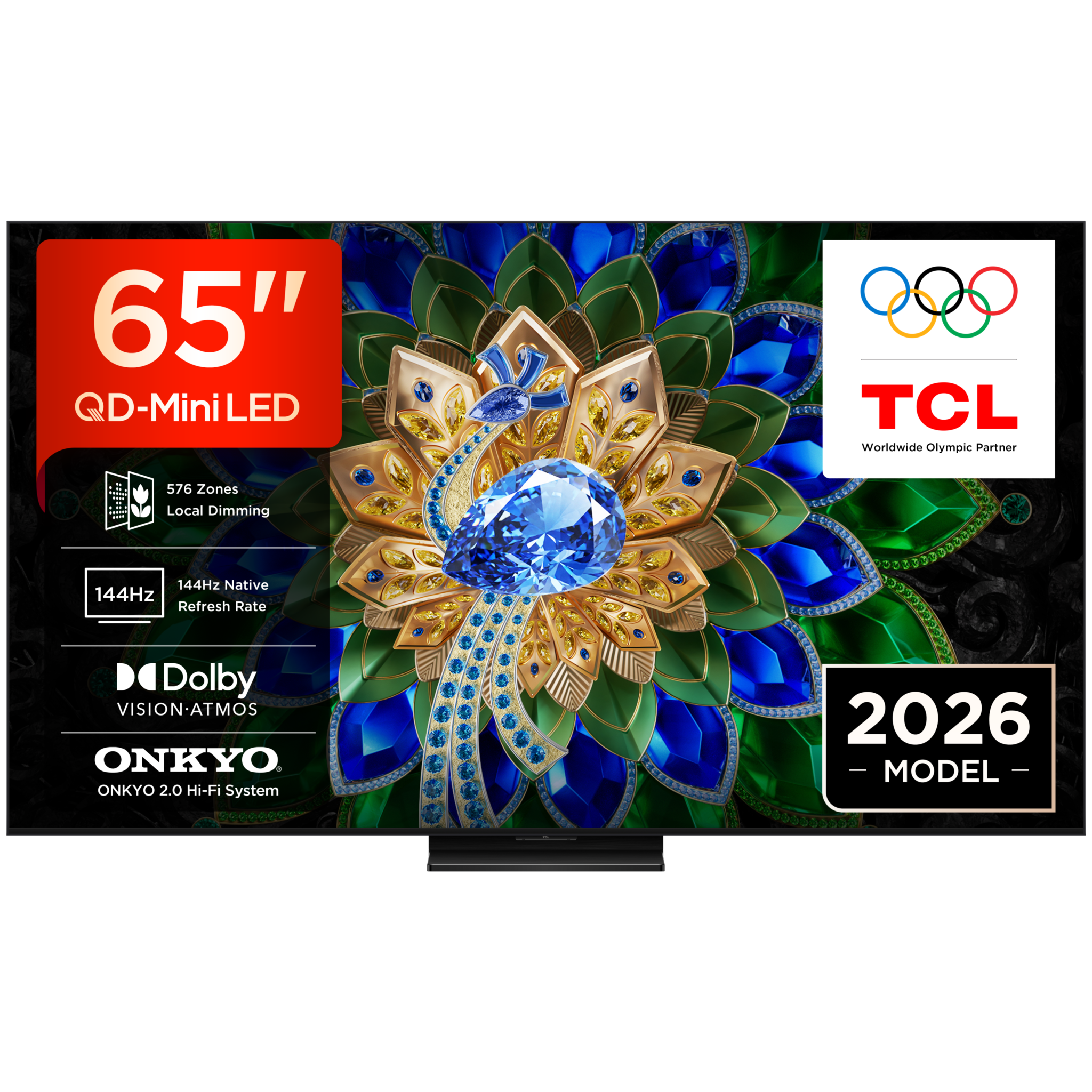 TCL_65_A400U_HERO_FRONT_Olympic TCL 65A400U QD-Mini Led TV (2026) - Image 1