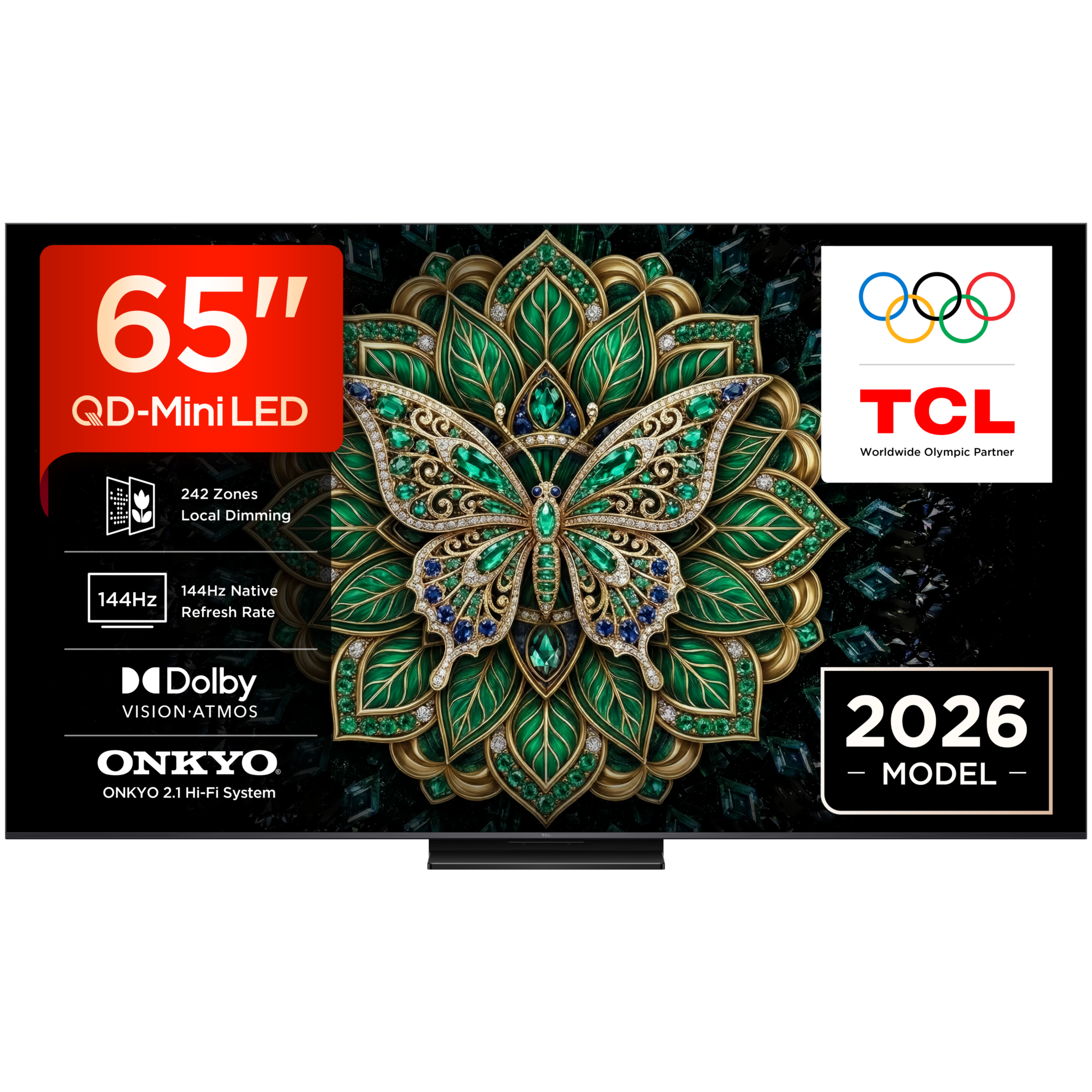 TCL_65_C6KPro_HERO_FRONT_Olympic TCL 65C6K Pro QD-MINI LED (2026) - Image 1