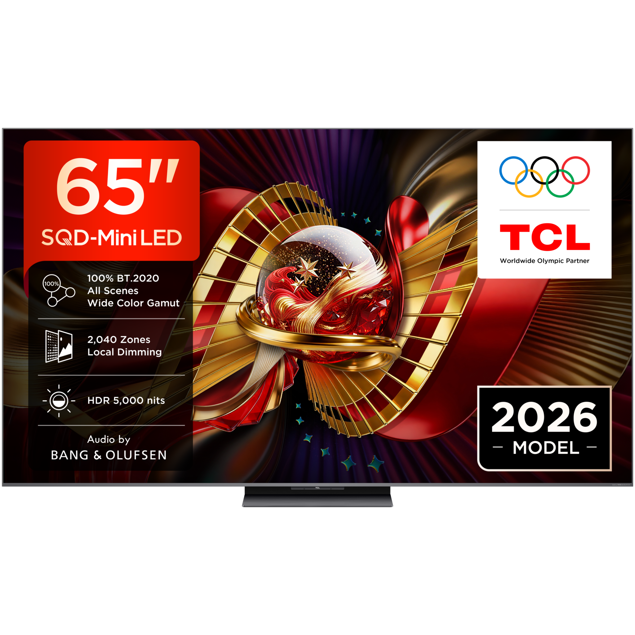 TCL_65_C8L_HERO_FRONT_Olympic TCL 65C8L 4K Premium SQD-Mini LED TV (2026) - Image 1