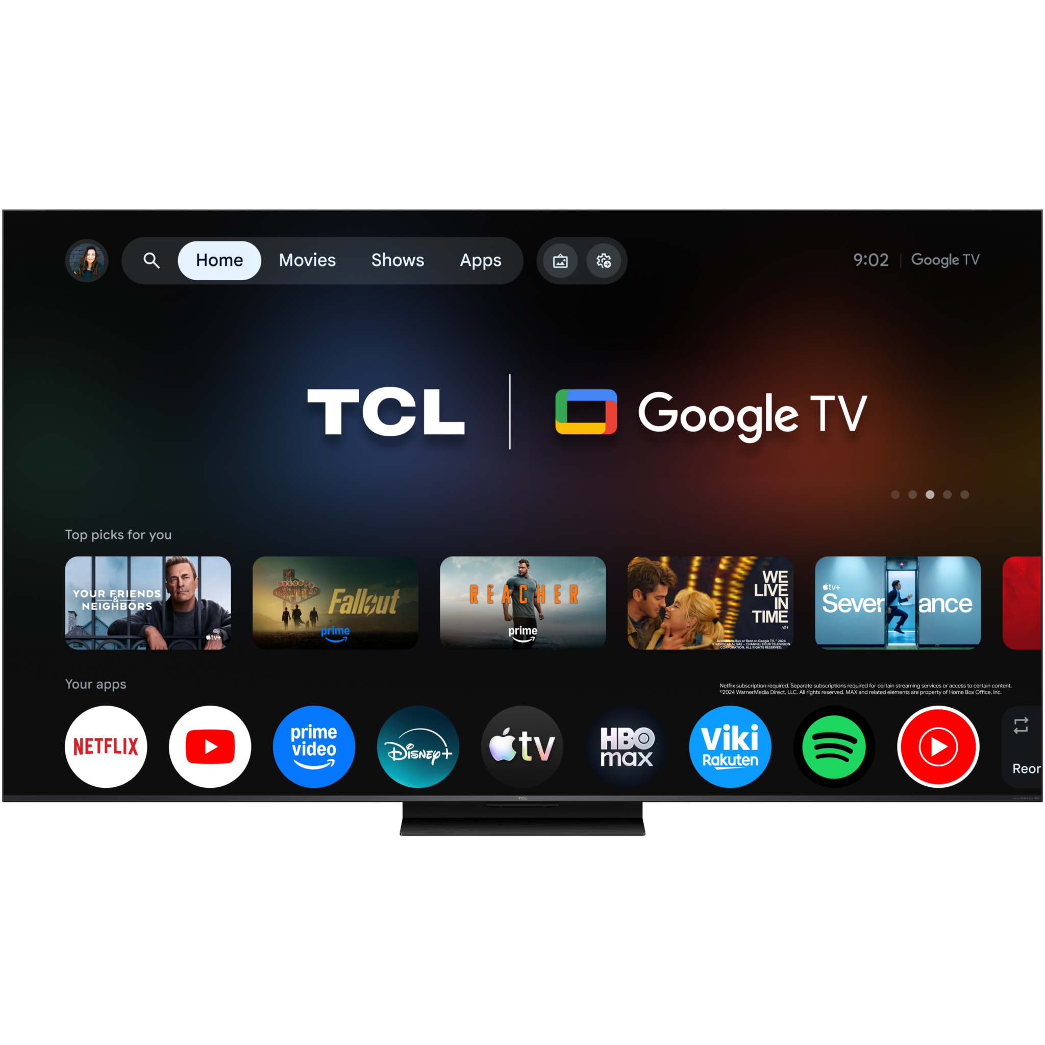TCL 55C7L 4K Premium SQD-Mini LED TV (2026) - Image 3