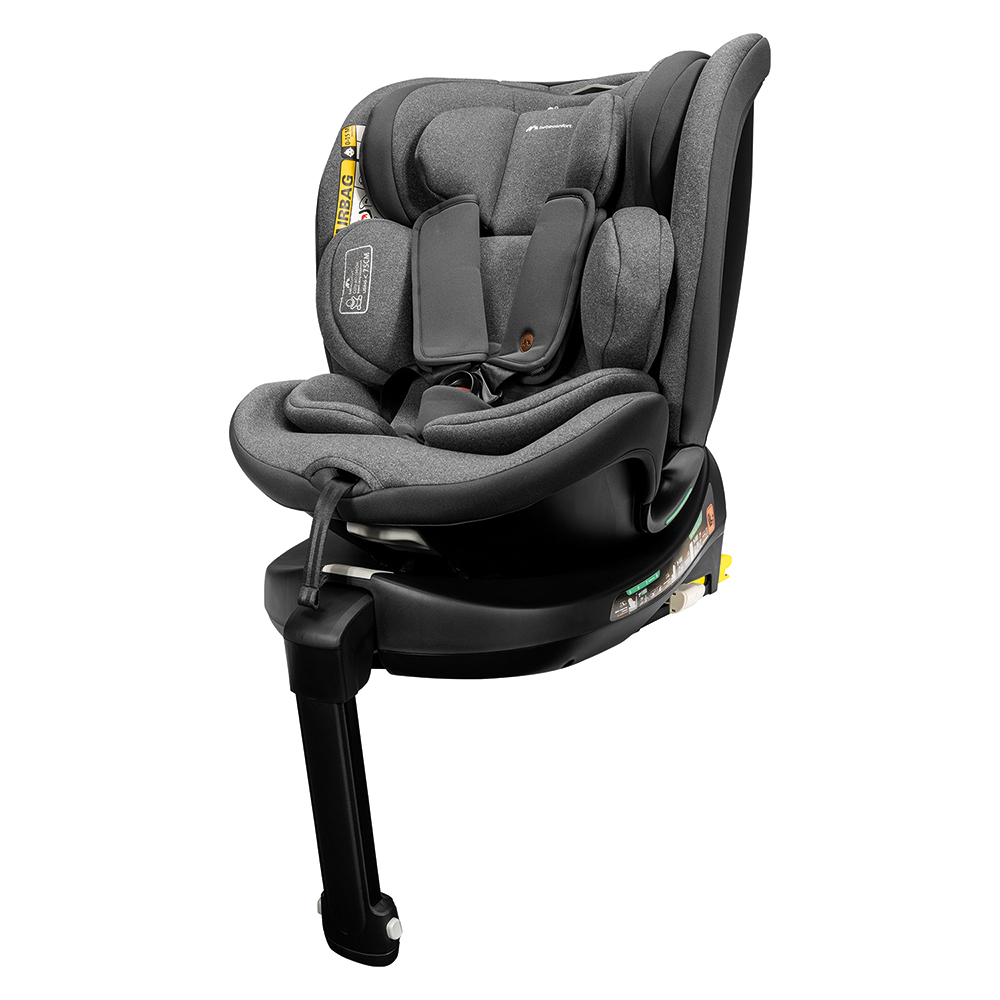 Bebe Confort Καθισματάκι Αυτοκινήτου Grow Fix για Παιδί 40-150cm Tinted Graphite
